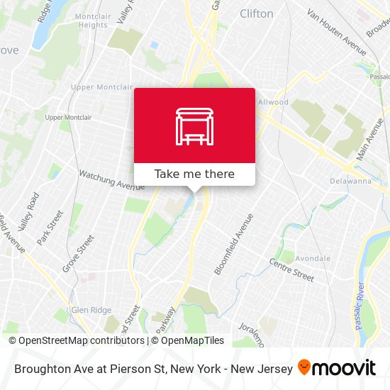 Mapa de Broughton Ave at Pierson St