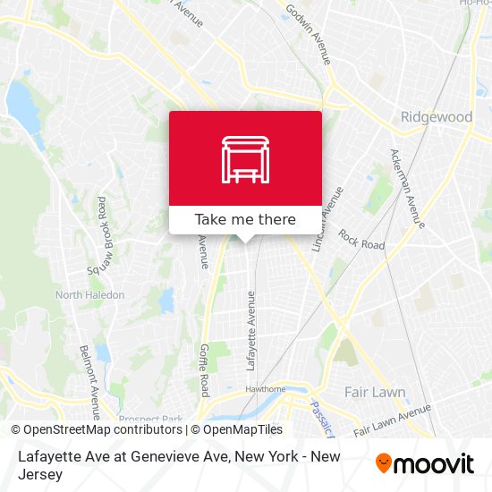 Lafayette Ave at Genevieve Ave map