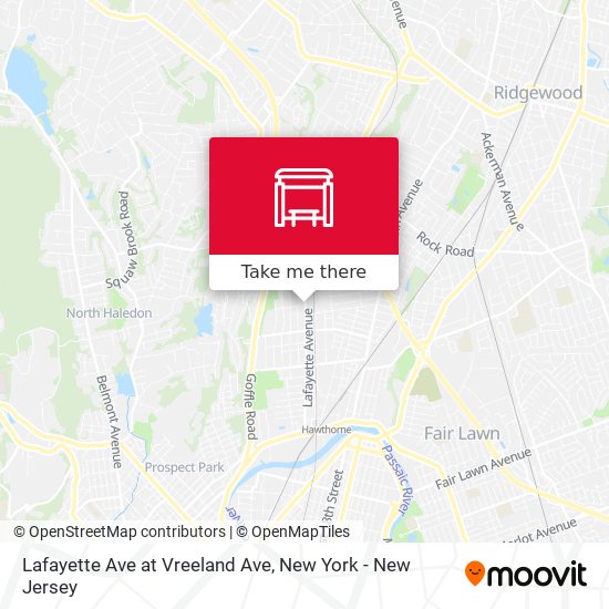 Mapa de Lafayette Ave at Vreeland Ave