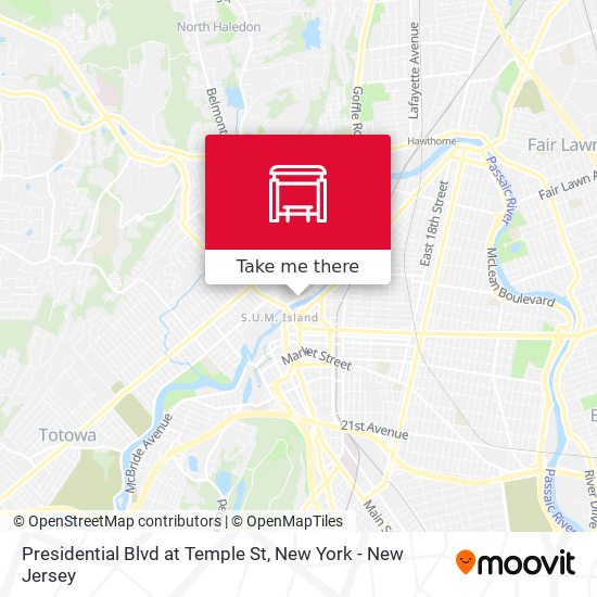 Mapa de Presidential Blvd at Temple St