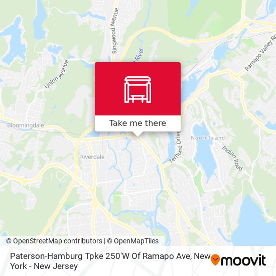 Paterson-Hamburg Tpke 250'W Of Ramapo Ave map