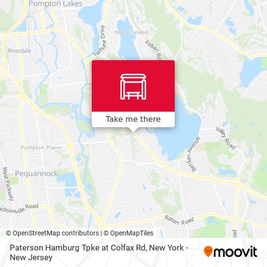 Mapa de Paterson Hamburg Tpke at Colfax Rd