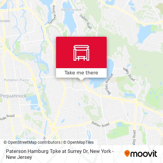 Paterson Hamburg Tpke at Surrey Dr map
