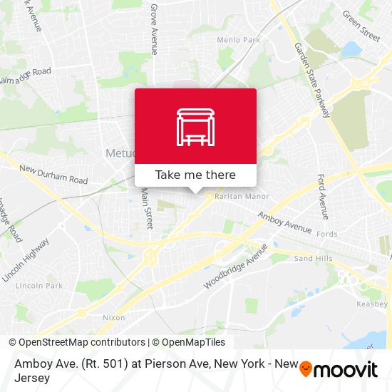 Amboy Ave. (Rt. 501) at Pierson Ave map