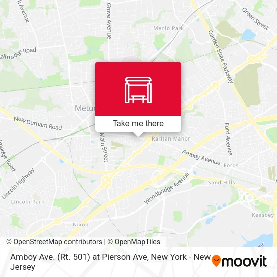 Mapa de Amboy Ave. (Rt. 501) at Pierson Ave