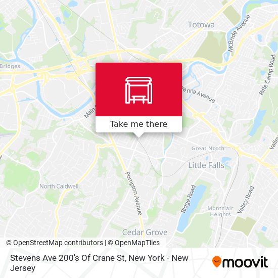 Mapa de Stevens Ave 200's Of Crane St