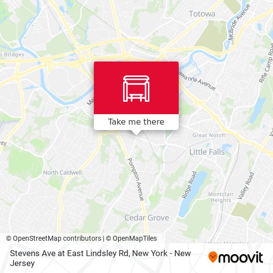 Stevens Ave at East Lindsley Rd map