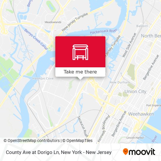 Mapa de County Ave at Dorigo Ln