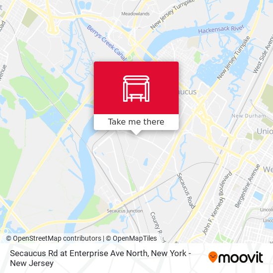 Mapa de Secaucus Rd at Enterprise Ave North
