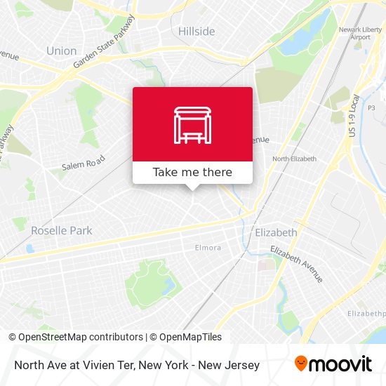 Mapa de North Ave at Vivien Ter