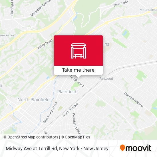 Mapa de Midway Ave at Terrill Rd