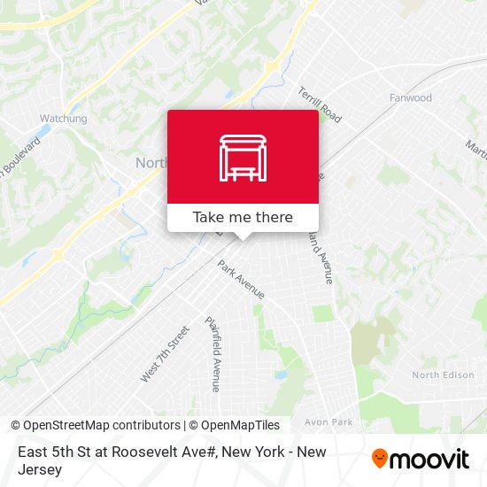 East 5th St at Roosevelt Ave# map