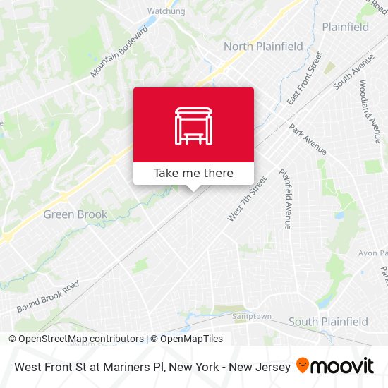 Mapa de West Front St at Mariners Pl