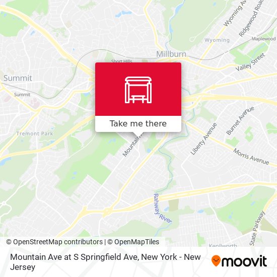 Mapa de Mountain Ave at S Springfield Ave