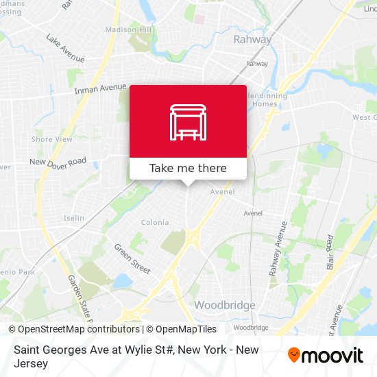 Saint Georges Ave at Wylie St# map