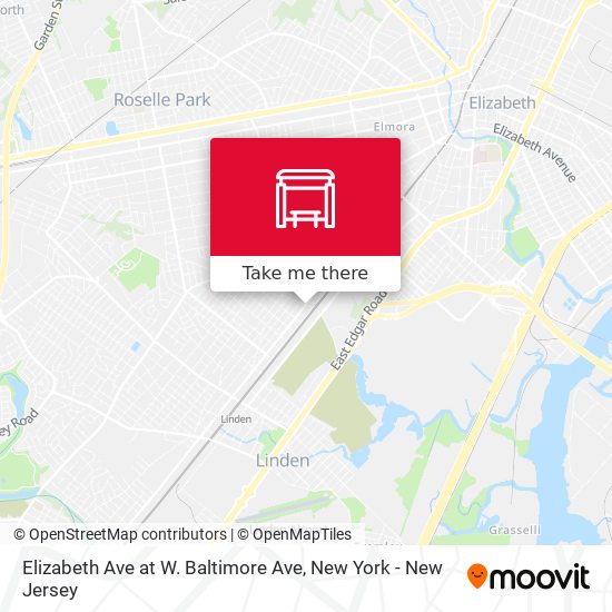 Mapa de Elizabeth Ave at W. Baltimore Ave