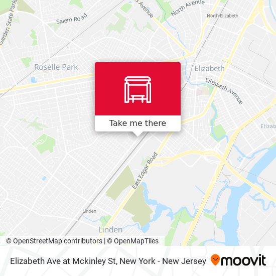 Elizabeth Ave at Mckinley St map