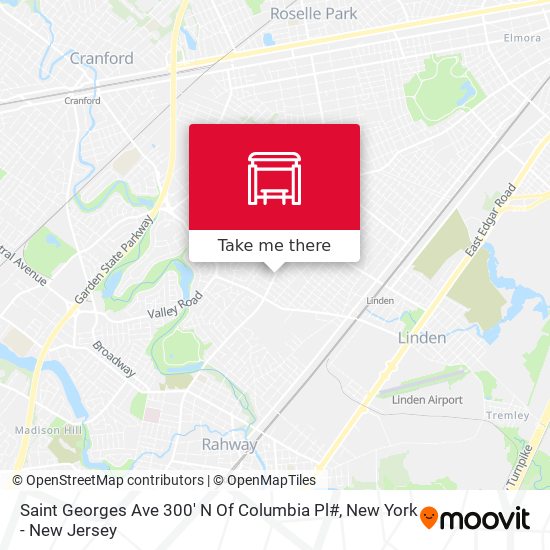 Mapa de Saint Georges Ave 300' N Of Columbia Pl#