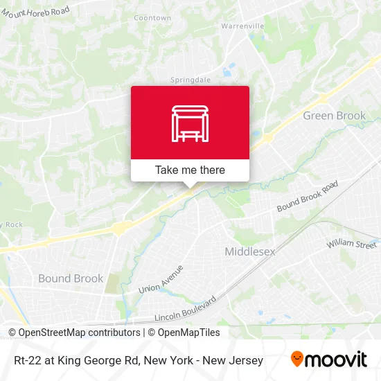 Rt-22 at King George Rd map