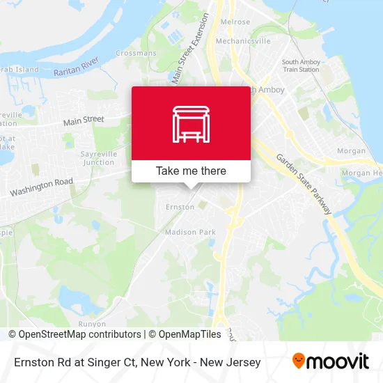 Ernston Rd at Singer Ct map