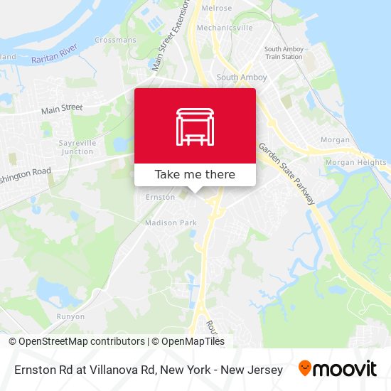 Mapa de Ernston Rd at Villanova Rd