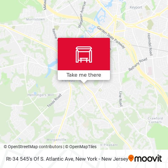 Rt-34 545's Of S. Atlantic Ave map