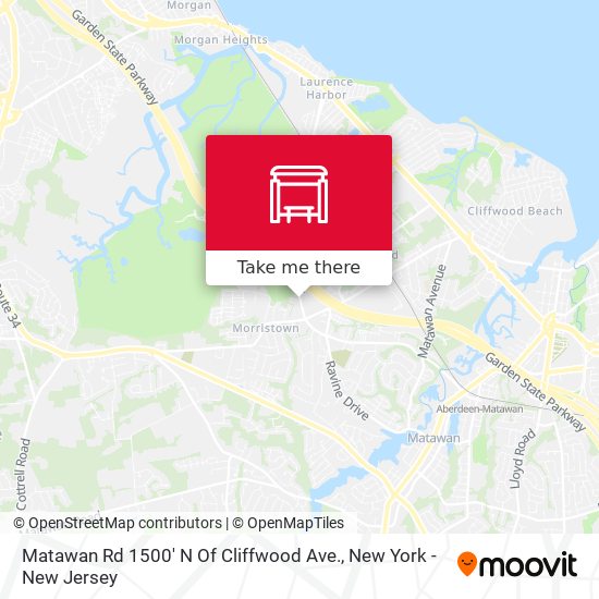 Matawan Rd 1500' N Of Cliffwood Ave. map