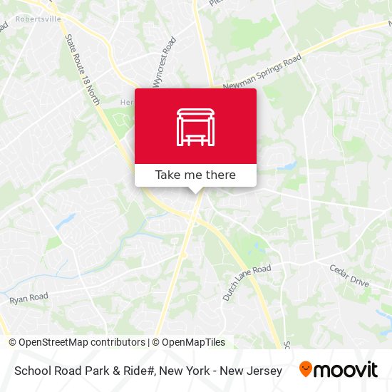 School Road Park & Ride# map