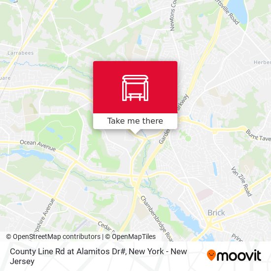 County Line Rd at Alamitos Dr# map