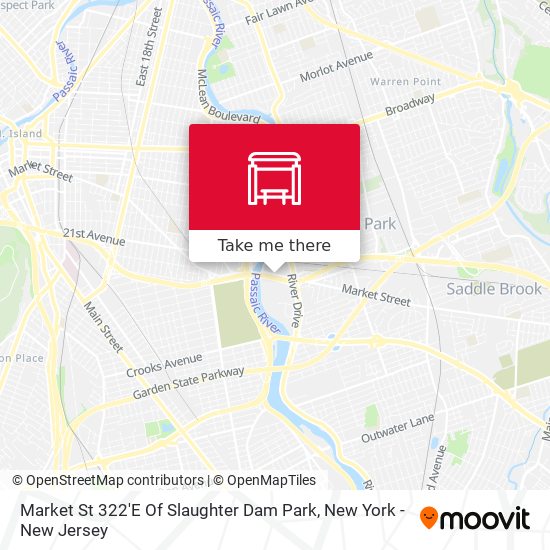 Market St 322'E Of Slaughter Dam Park map