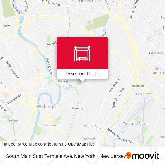 South Main St at Terhune Ave map