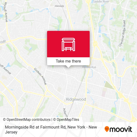 Morningside Rd at Fairmount Rd map
