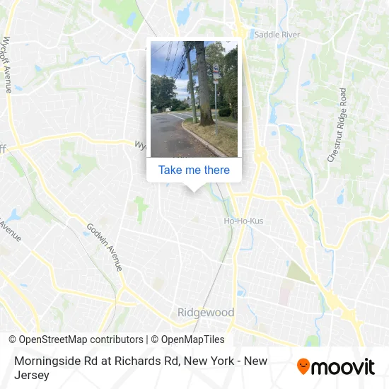 Morningside Rd at Richards Rd map
