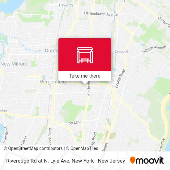 Riveredge Rd at N. Lyle Ave map