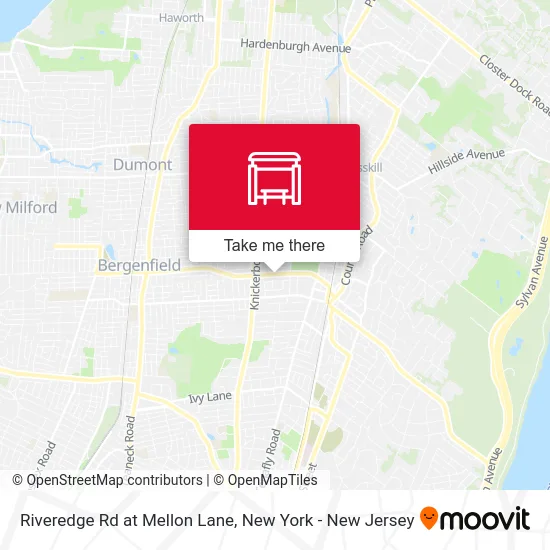 Riveredge Rd at Mellon Lane map