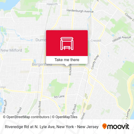 Riveredge Rd at N. Lyle Ave map