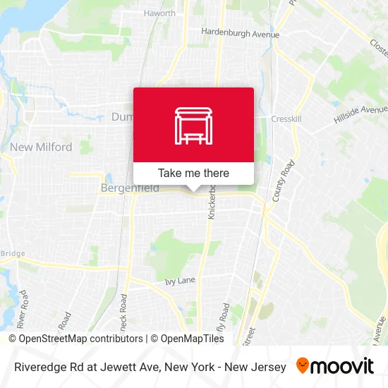 Riveredge Rd at Jewett Ave map