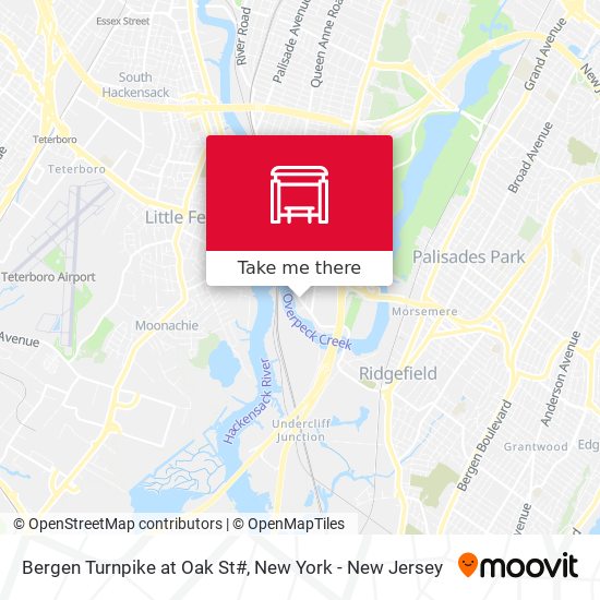 Mapa de Bergen Turnpike at Oak St#