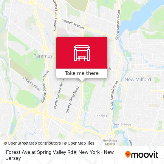Mapa de Forest Ave at Spring Valley Rd#