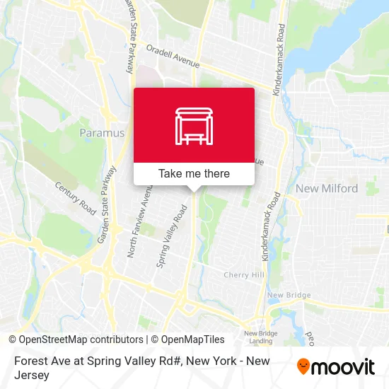 Forest Ave at Spring Valley Rd# map