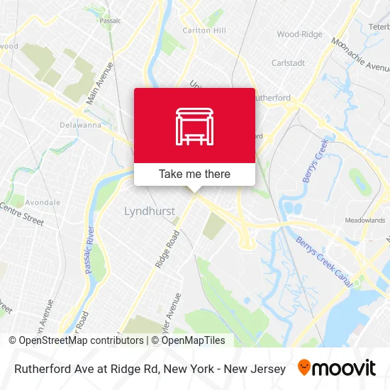 Rutherford Ave at Ridge Rd map