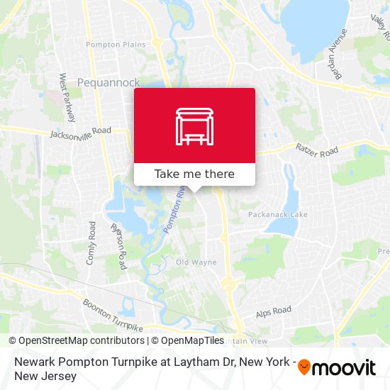 Mapa de Newark Pompton Turnpike at Laytham Dr
