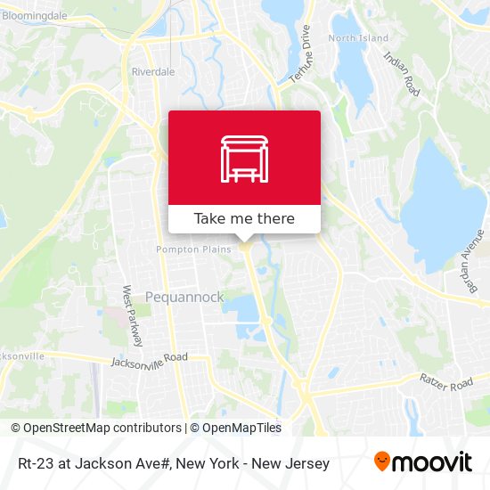 Mapa de Rt-23 at Jackson Ave#