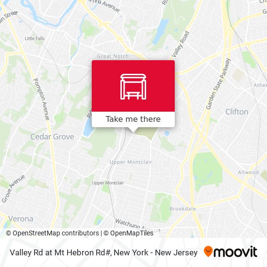 Mapa de Valley Rd at Mt Hebron Rd#