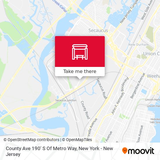 County Ave 190' S Of Metro Way map