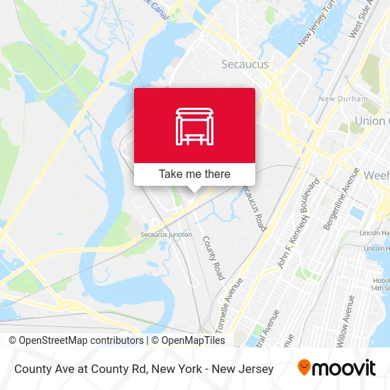 County Ave at County Rd map