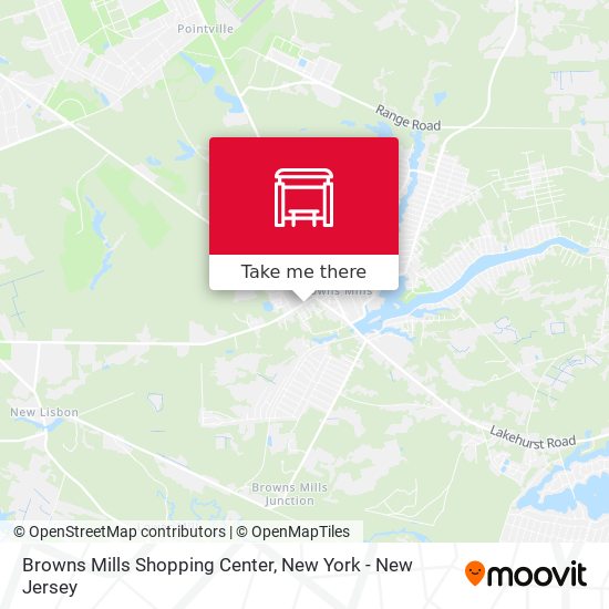 Browns Mills Shopping Center map