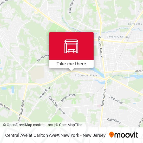 Mapa de Central Ave at Carlton Ave#