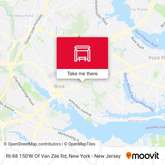 Rt-88 150'W Of Van Zile Rd map