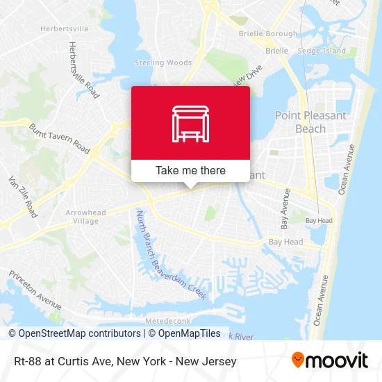 Rt-88 at Curtis Ave map